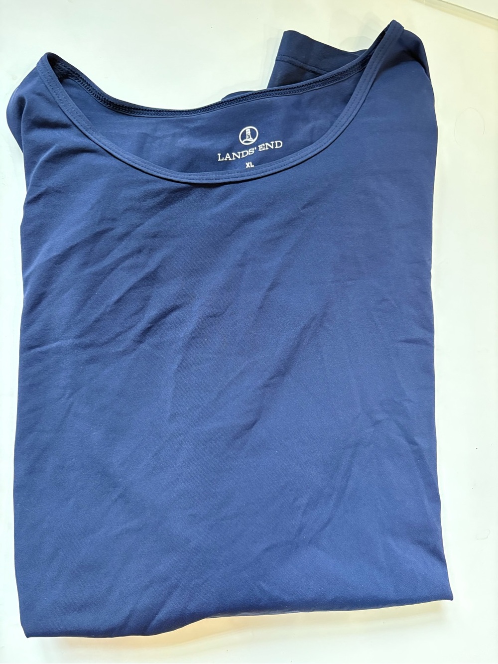 Lands' End Women’s Rashguard/Swim Long Sleeve Shirt